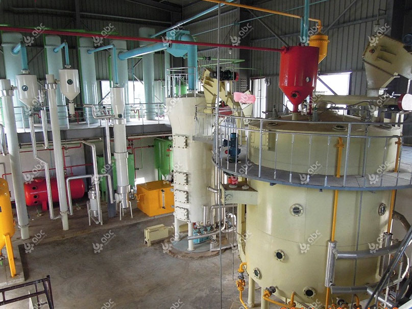 solvent extraction for castor oil processing