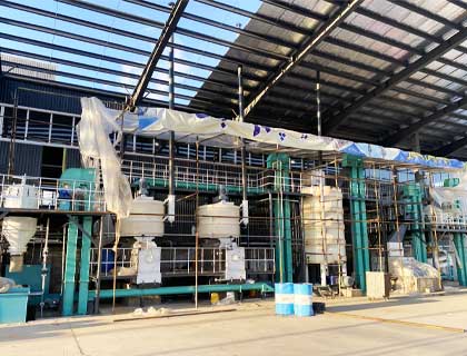 50TPD Corn Oil Extraction Plant and 15TPD Oil Refinery Line in Iran