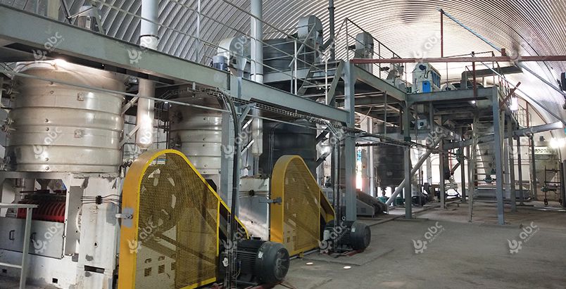 large oil mill plant for cooking oil production business