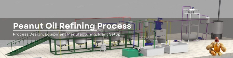 cooking oil refinery plant 3d layout design