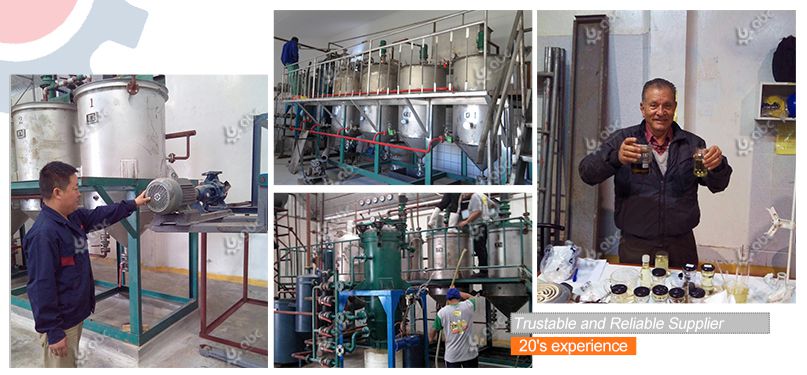set up a soybean oil refining plant