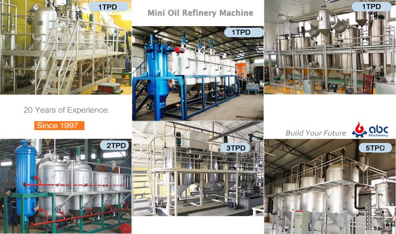 small cottonseed oil refining machinery for sales