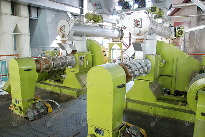 soybean extruder machine in soybean oil mill plant