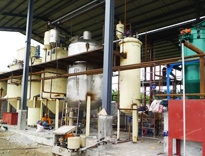 10TPD Small Coconut Oil Refining Line in Philippines - Batch Process