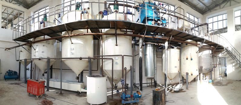 10tpd small cottonseed oil refinery plant setup in Afghanistan