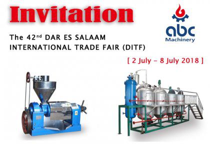 Visit ABC Machinery at 42nd DITF in Tanzania