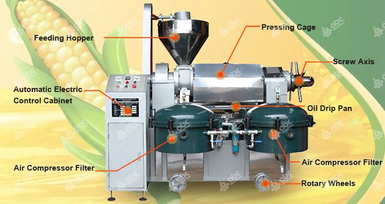 automatic corn oil processing machine for sales