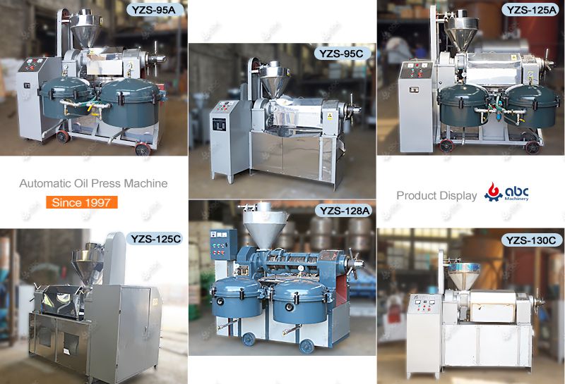 automatic oil press machine at factory price