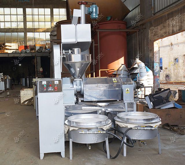 automatic sunflower oil extraction machine with vacuum filters