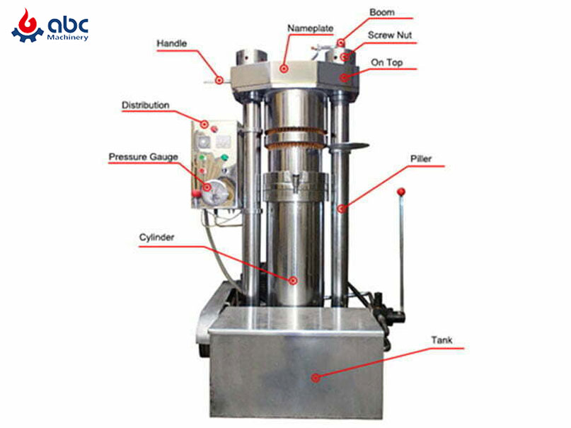 cold press hydraulic grapeseed oil press machine for sale