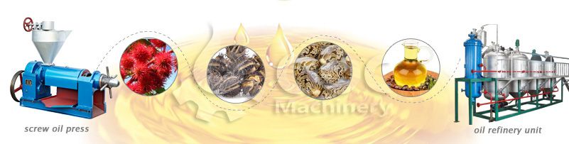 main castor oil processing machine at factory price