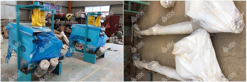 castor seeds cleaning machine and conveyor