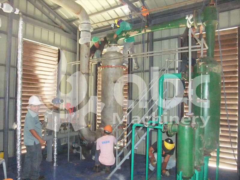 coconut oil refinery machine installation