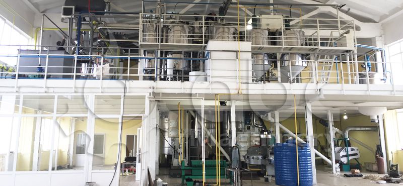 complete oil mill plant project for sunflower oil