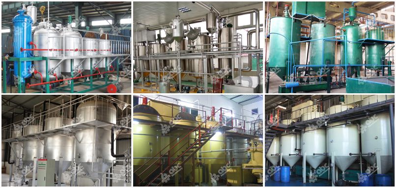 edible oil refining lines at factory price