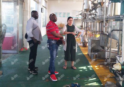 Peanut Oil Making Investors Visited ABC Machinery