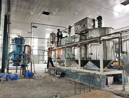 3TPD Fish Oil Refining Equipment in Bangladesh