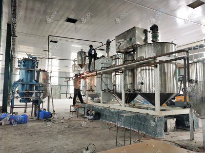 3TPD Fish Oil Refining Equipment in Bangladesh