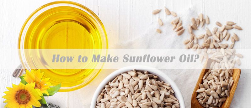 sunflower oil making and production