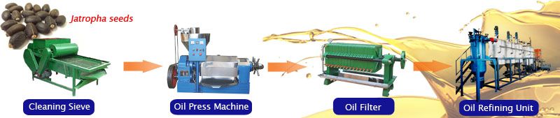 small jatropha oil production line