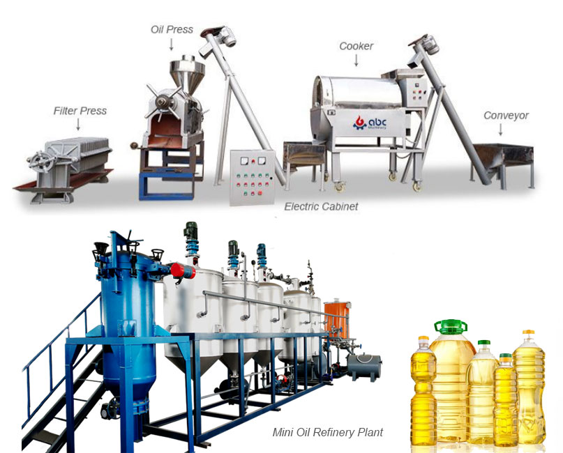 small cooking oil production line for sale