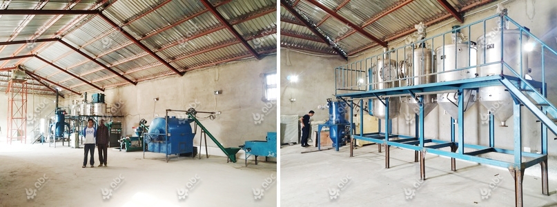 small oil press machine and refinery price