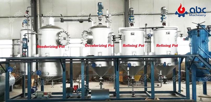 small commercial cooking oil refinery machinery price sunflower