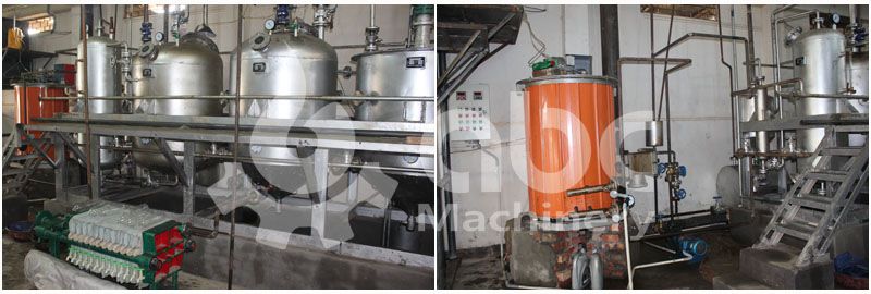 mini mustard oil refining section