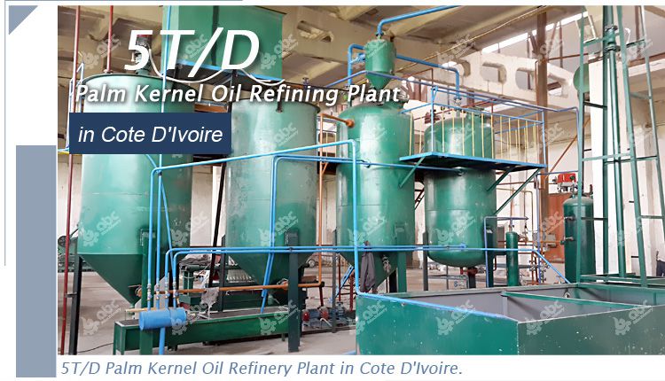 palm kernel oil refinery plant