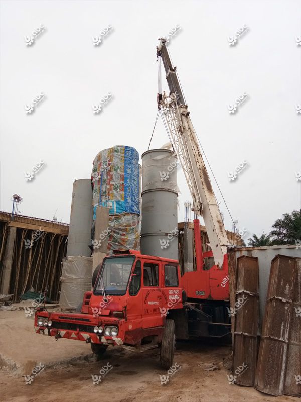 palm kernel oil refining machine installed in Nigeria factory
