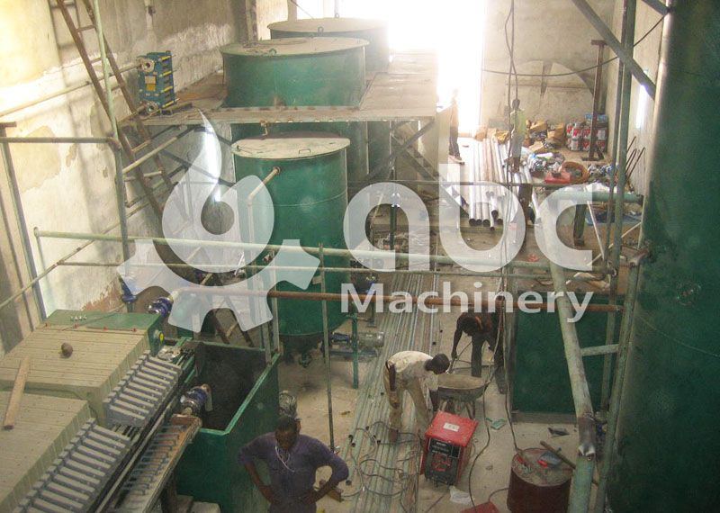 palm oil fractionation machines installation