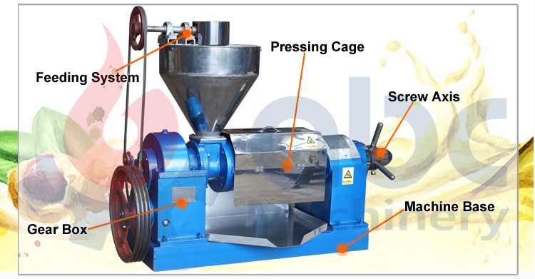 peanut oil extraction machine structure