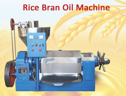 Rice Bran Oil Press Machine