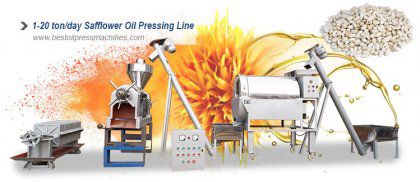 Safflower Oil Processing Plant Layout and Process Design