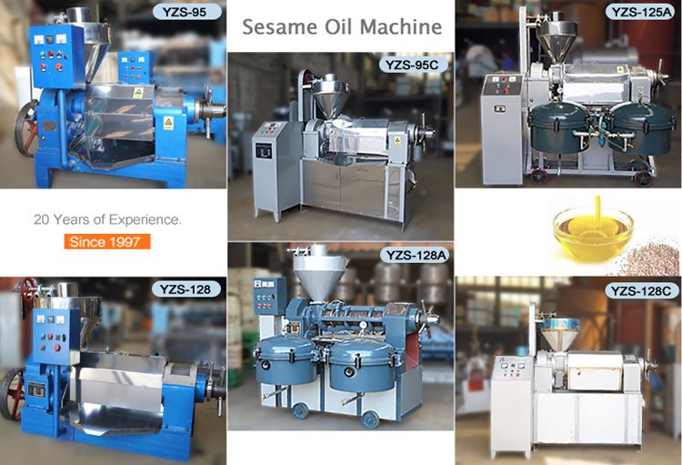 factory price sesame oil processing machines