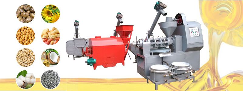 small automatic oil extraction line for various seeds