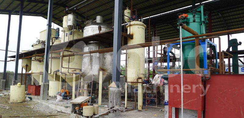 coconut oil refining line installation