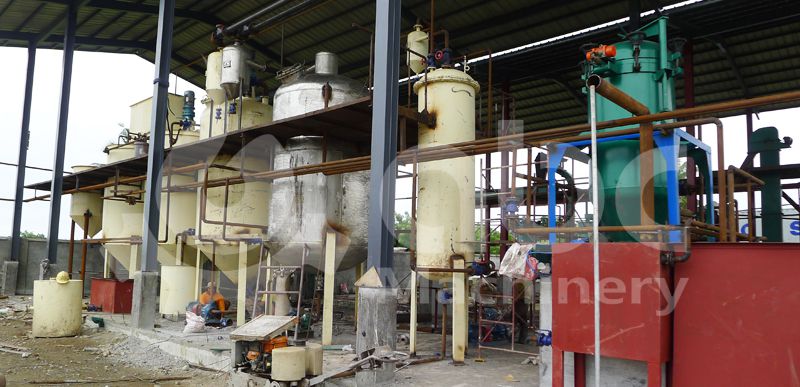 coconut oil refining line installation