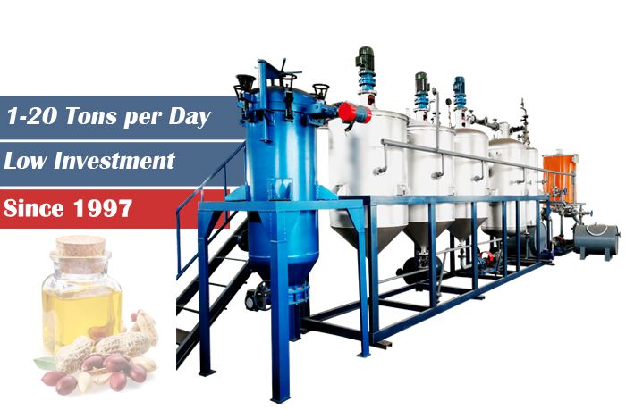 low cost groundnut oil refining plant