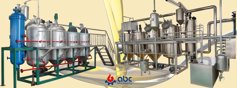 crude palm oil refinning machine for sale 