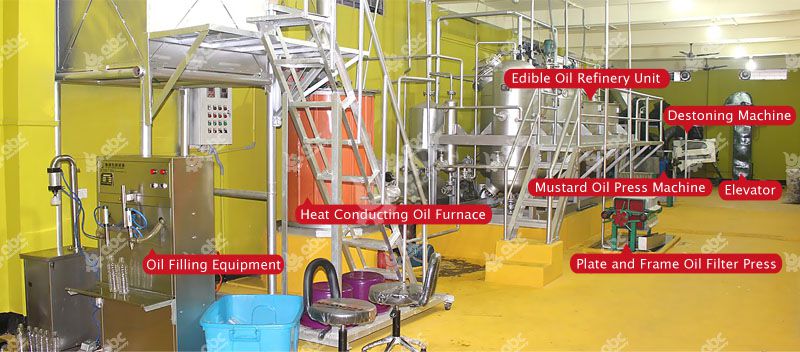 small scale mustard oil mill plant in India