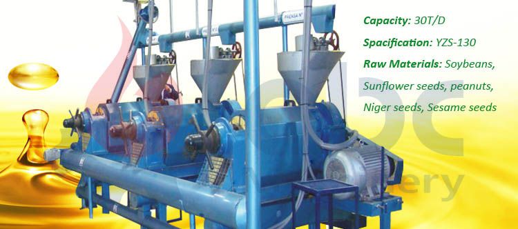 small soybean oil making plant