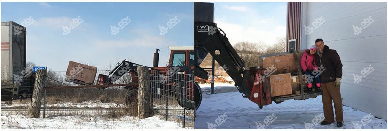 small soybean oil press equipment arrived America