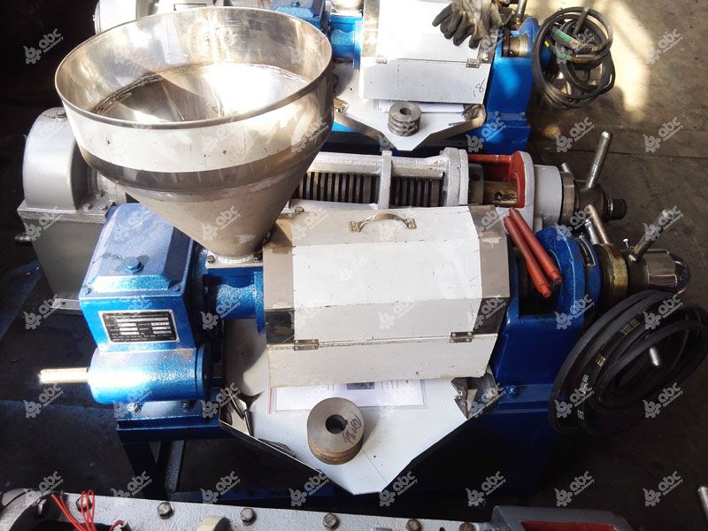 small soybean oil press equipment ordered by America client