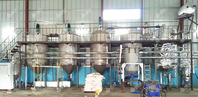 small soybean oil refining line in Jamaica