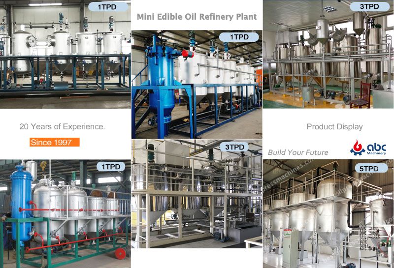 small soybean oil refining unit for sales