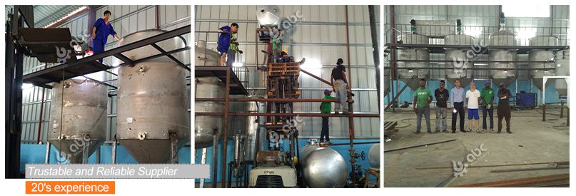 soybean oil refining production line