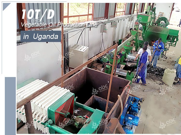 10TPD sunflower oil production line